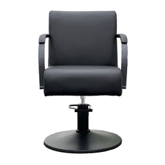 Lotus Milan Black Styling Chair Black Round Base