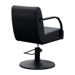 Lotus Milan Black Styling Chair Black Round Base