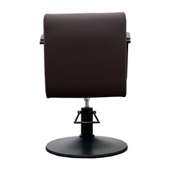 Lotus Milan Mocha Styling Chair Black Round Base