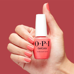 OPI GelColor Hema Free Gel Polish Bubblegum Goth 15ml Mani-tude Collection