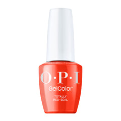 OPI GelColor Hema Free Gel Polish Totally Red-ical 15ml Mani-tude Collection