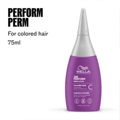 Wella Professionals Perform+ Perm Lotion (Curl) for Coloured Hair 75ml