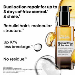 Serie Expert ABSOLUT REPAIR MOLECULAR Oil 90ml by L’Oréal Professionnel