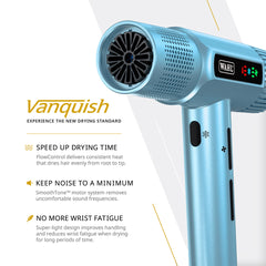 WAHL Vanquish Hair Dryer Cool Blue