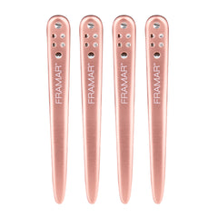 Framar Big Bite Clips Rose Gold