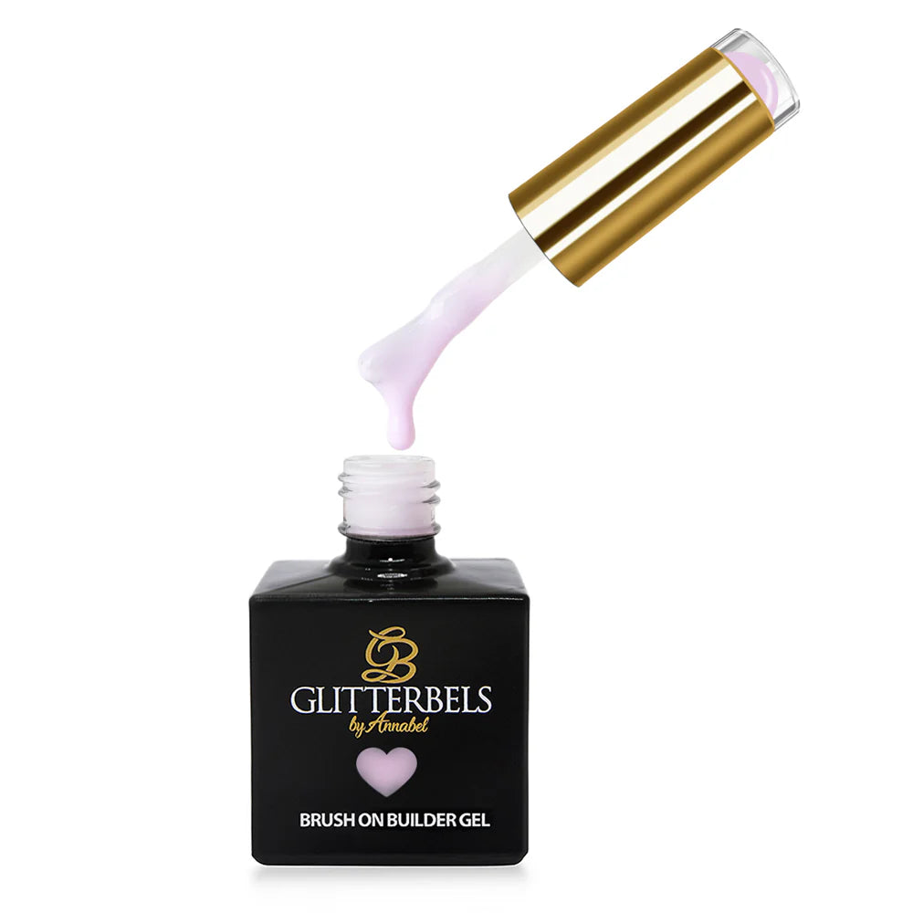 Glitterbels Brush On Builder Gel Pilates Pink 17ml