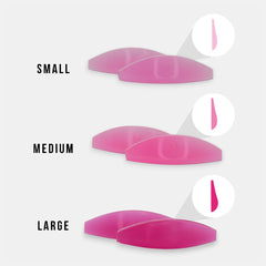 LashBase Lifted. Teardrop Shields - Medium