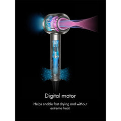 Dyson Supersonic Hair Dryer Curly and Coily Prussian Blue and Copper
