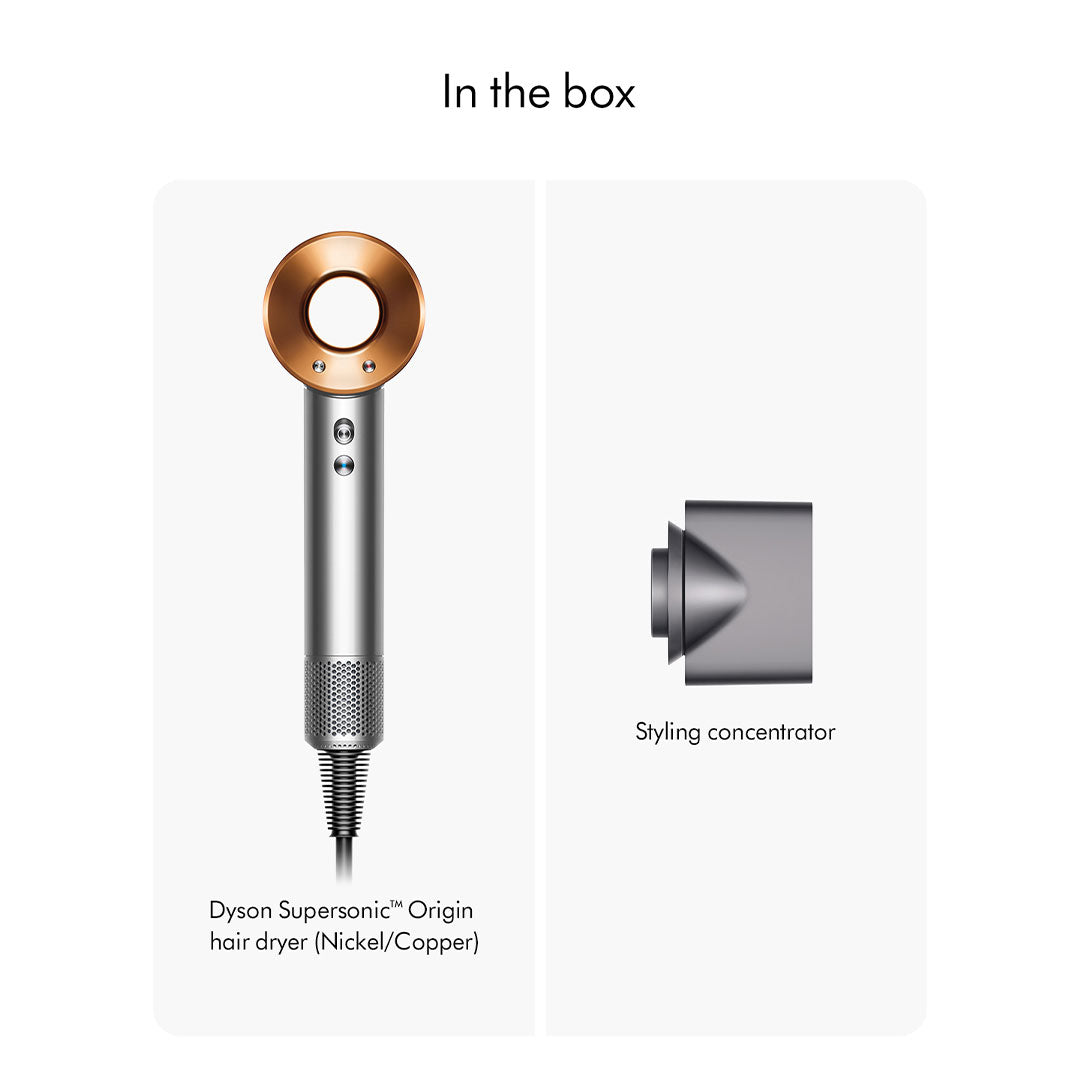 Buy Dyson Supersonic Hair Dryer Origin Nickel and Copper – Salons