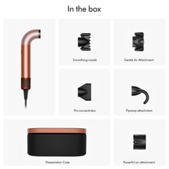 Dyson Straight + Wavy Supersonic r Hair Dryer Amber Silk/Pink Champagne
