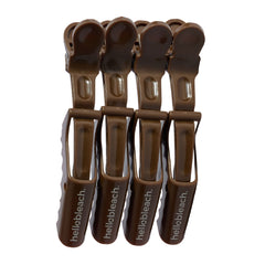 Hello Bleach The Croc Clip Walnut x 4
