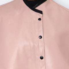 Hello Bleach Vegan Leather Cutting Cape Bby Pink
