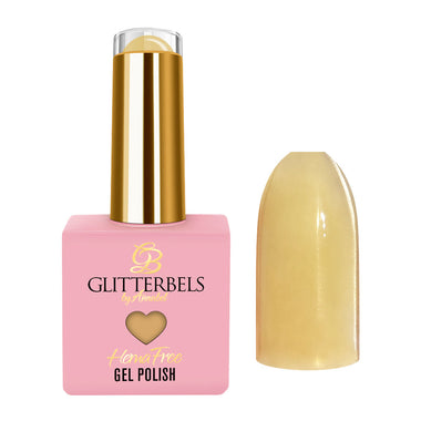 Glitterbels Hema Free Gel Polish 8ml Amber Glass