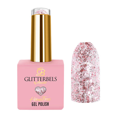 Glitterbels Hema Free Gel Polish 8ml Fireside Sparkle