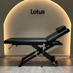 Lotus Aries Motorised Beauty Bed Black