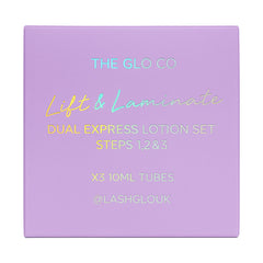 The Glo Co Lift & Laminate Dual Express Lotion Set - Step 1,2 &3 10ml