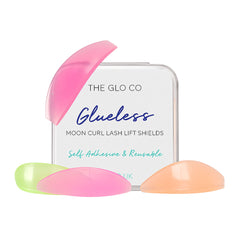 The Glo Co Glueless Lash Lift Sheilds Half Moon x 4