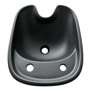 Lotus Standard Black Porcelain Basin