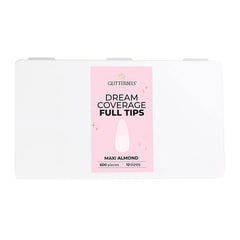 Glitterbels Dream Cover Full Tips Almond Maxi Box of 600