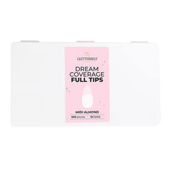 Glitterbels Dream Cover Full Tips Almond Midi Box of 600