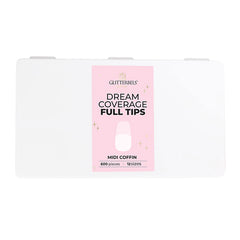 Glitterbels Dream Cover Full Tips Coffin Midi Box of 600