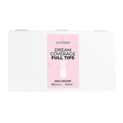 Glitterbels Dream Cover Full Tips Square Maxi Box of 600