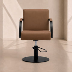 Lotus Milan Coffee Styling Chair Black Base