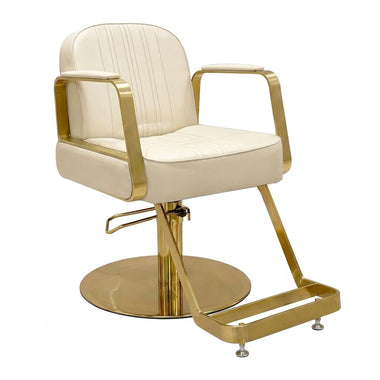 Lotus Tokyo Ivory Styling Chair Gold Base