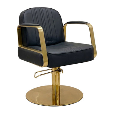 Lotus Tokyo Black Styling Chair Gold Base