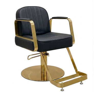 Lotus Tokyo Black Styling Chair Gold Base