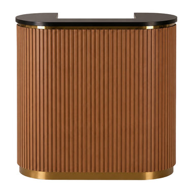 Lotus Aura Walnut 1m Reception Desk
