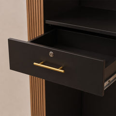Lotus Aura Walnut 1m Reception Desk