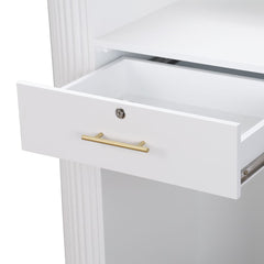 Lotus Aura White 1m Reception Desk