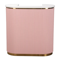 Lotus Aura 1m Pink Reception Desk