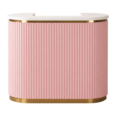 Lotus Aura 1m Pink Reception Desk