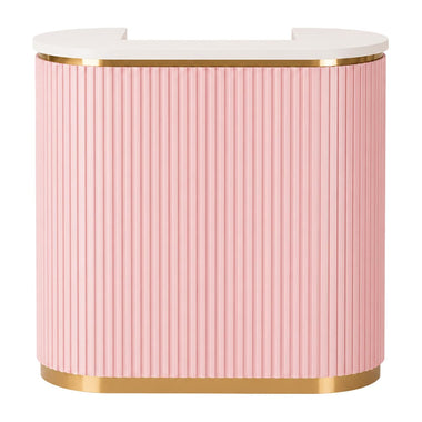 Lotus Aura 1m Pink Reception Desk