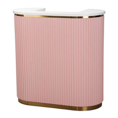 Lotus Aura 1m Pink Reception Desk