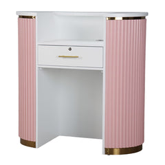 Lotus Aura 1m Pink Reception Desk