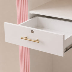 Lotus Aura 1m Pink Reception Desk