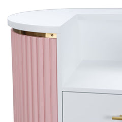 Lotus Aura 1m Pink Reception Desk