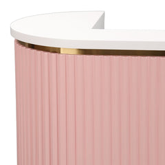Lotus Aura 1m Pink Reception Desk