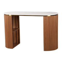Lotus Aura 1.2m Walnut Nail Desk