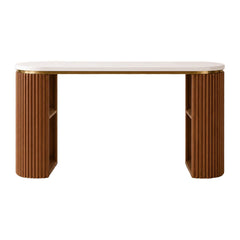 Lotus Aura 1.2m Walnut Nail Desk