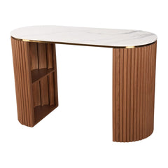 Lotus Aura 1.2m Walnut Nail Desk