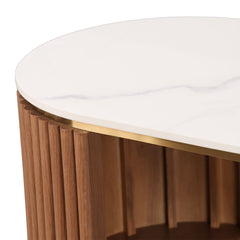 Lotus Aura 1.2m Walnut Nail Desk
