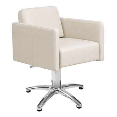 Lotus Murray Vanilla Styling Chair 5 Star Silver Base