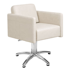 Lotus Murray Vanilla Styling Chair 5 Star Silver Base