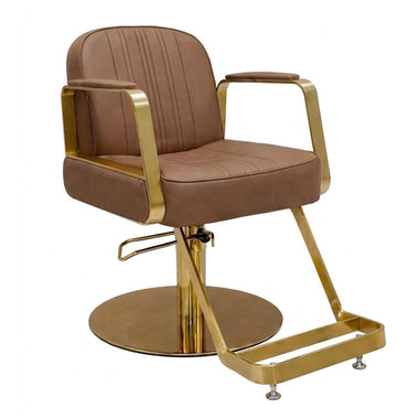 Lotus Tokyo Tan Styling Chair Gold Base