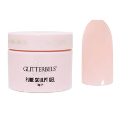 Glitterbels Pure Sculpt Rose Silk Hard Gel 30g