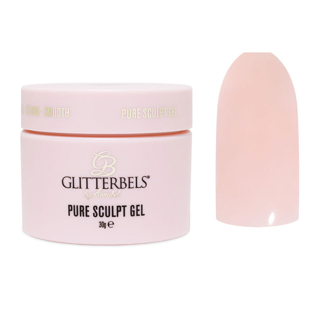 Glitterbels Pure Sculpt Rose Silk Hard Gel 30g